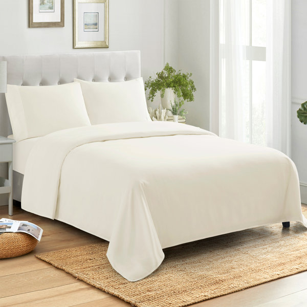 Eider & Ivory™ Maelynn Egyptian Cotton Percale Sheet Set Wayfair